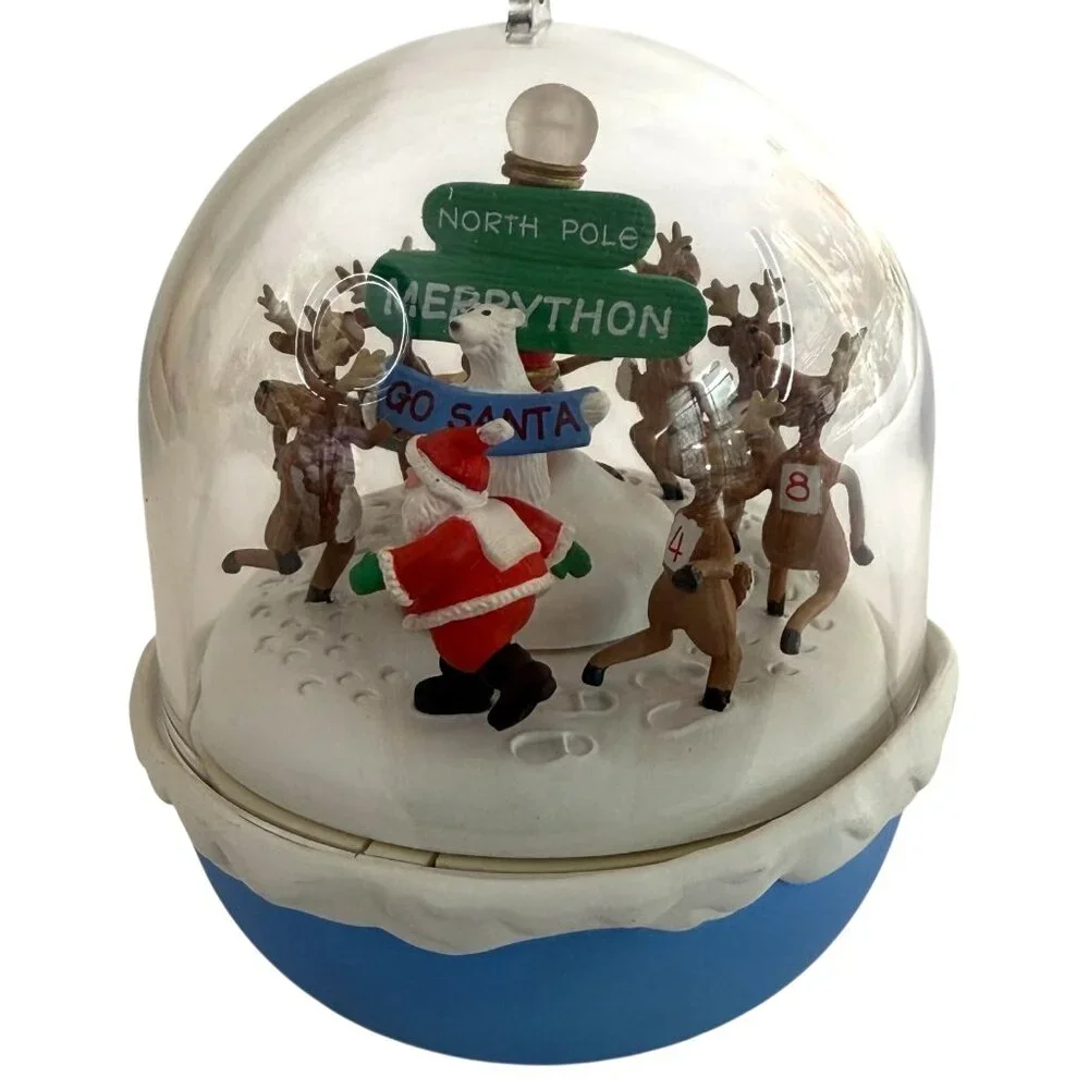 Hallmark Keepsake Christmas Ornament North Pole‎ Merrython Magic Light & Motion